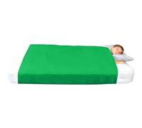 ZXGSXIOU Sensory Compression Blanket Spandex Bed Sheet Adults Breathable & Stretchable Full(Green,Single/69x132cm)