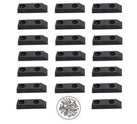 ZXHAO Rectangular Rubber Feet Bumpers 1.57x0.59x0.28 inch 20pcs