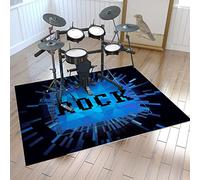 ZXHH Drum Rug Drum Mat Soundproof Mat | Drum Carpet Non-Slip | Drum Carpet Professional Rectangle Electronic Jazz Drum Kit,Drum Rug For Bass Drum Snare And Other Musical Instrument Mat