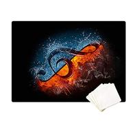 ZXHH Drum Rug | Non-Slip Soundproof Mat For Electronic Jazz, Bass, Snare & Other Musical Instruments | Rectangle Drum Carpet (Thicken)
