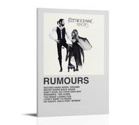 ZXHJDS Fleetwood Mac RumoursWaterproof Poster Wall Decoration Living Room Bathroom Kitchen Multifunctional Modern Printing Easy to Clean Decorative Gifts08x12inch(20x30cm) Frame-style