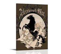 ZXHJDS Fleetwood MacWaterproof Poster Wall Decoration Living Room Bathroom Kitchen Multifunctional Modern Printing Easy to Clean Decorative Gifts24x36inch(60x90cm) Frame-style