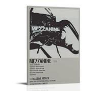ZXHJDS Massive Attack Mezzanine Waterproof Poster Wall Decoration Living Room Bathroom Kitchen Multifunctional Modern Printing Easy to Clean Decorative Gifts 08x12inch(20x30cm) Frame-style
