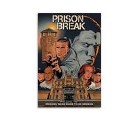 ZXHJDS Prison Break Waterproof Poster Wall Decoration Living Room Bathroom Kitchen Multifunctional Modern Printing Easy to Clean Decorative Gifts 12x18inch(30x45cm) Unframe-style