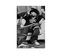 ZXHJDS Tom Kaulitz Waterproof Poster Wall Decoration Living Room Bathroom Kitchen Multifunctional Modern Printing Easy to Clean Decorative Gifts 16x24inch(40x60cm) Unframe-style
