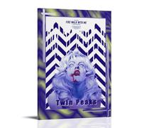 ZXHJDS Twin Peaks ：Fire Walk With MeWaterproof Poster Wall Decoration Living Room Bathroom Kitchen Multifunctional Modern Printing Easy to Clean Decorative Gifts12x18inch(30x45cm) Frame-style