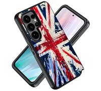 ZXHSBROK for Samsung Galaxy S26 Ultra Case, Military Grade Heavy Duty 3-Layer Shockproof Drop Protective Cover for Samsung Galaxy S26 Ultra 5G 6.9" 2026, Union Jack Graffiti