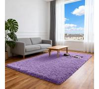 ZXIAOHUI Rugs Living Room 125 x 330 cm Non-Slip Underside, Washable up to 30 °C, Anti-Slip Washable Area Rug Floor Carpets Mat Easy to Clean for Bedroom, Kitchen, Enterance, Purple