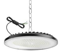 ZXICH 200W UFO LED high Bay Light, 30000LM, 6000K Cool White UFO LED Workshop lamp, IP65 Waterproof Industrial lamp high Bay Light for Factories,Garage,Warehouse (1 PC, 200W)