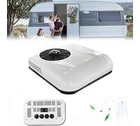 ZXINXIN 12v/24v Air Conditioner, Truck Air Conditioner, Rv Air Conditioner, Suitable Dc Air Conditioner Rooftop Air Conditioner Cooling for Motorhome, Truck, Excavator, Bus, Van White-24V
