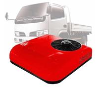 ZXINXIN Air Conditioning Vehicle Parking Air Conditioning Electric Variable Frequency Air Conditioning Rv Excavator Car Truck Air Conditioning Red-24V