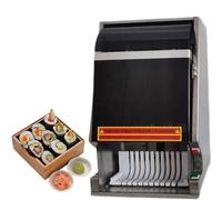 ZXINXIN Automatic Sushi Roll Cutter Machine, 8/10/12 Pcs Multi-Function Sushi Maker with Sharp Blade, Effortless & Uniform Cuts for Home Kitchen, Restaurant, Snack Shop 10slices