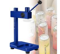 ZXINXIN Can Sealing Machine Electric Cup Sealer Machine 1-2 Seconds/Time Milk Tea Drink Bottle Sealer Beverage Seal Machine for Cafes Bars Beverage Stores Blue