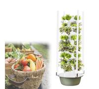 ZXINXIN Hydroponics Growing Kits,Hydroponics Tower with LED Grow Light,DIY Tower Hydroponic Growing System, Indoor Soilless Vegetable Planting Hydroponic System 9Layer