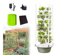 ZXINXIN Hydroponics Growing System, 20-36 Plant Indoor Tower with Pump System, Plants Germination Kit, Vertical Hydroponic System for Gardening Lover 9Layer