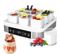 ZXINXIN Yogurt Maker, Greek Yogurt Machine with Temperature and Timer, Automatic Digital Yogurt Maker with 9 Jars, Perfect for Home Organic Yogurt, Cheese/Natto Maker, 40 W