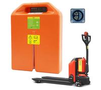 ZXLLAFT 24V Electric Pallet Jack Truck Battery 48V Lithium Battery 20Ah 36Ah Electric Forklift Batteries LiFePO4 Batteries for PTE15N Telehandler CLG2015L,48V20Ah 6holes