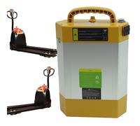 ZXLLAFT 48V Electric Forklift Battery 24V Lithium Battery 28Ah 20Ah LiFePO4 Batteries Rechargeable Batteries for CBD15/20J-LI2 Electric Pallet Jack Truck with CAN,24V28Ah Square