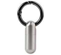 ZXLLM Titanium-Made Waterproof Keychain Pill Case，Compact Storage Solution for Emergency Medications