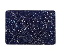 Zxlophysis Carpet Glow in The Dark Constellations Midnight Rug, Soft Floor Mat For Living Room, Bedroom (100 X 150cm)