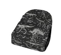 Zxlophysis Durable Oxford Cloth Casual Daypack, Black And White Dinosaur Backpack, College Bag for Boys, Girls, Travel, Sports