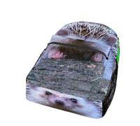 Zxlophysis Durable Oxford Cloth Casual Daypack, Cute Little Hedgehog Backpack, College Bag for Boys, Girls, Travel, Sports