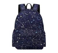 Zxlophysis Rucksack, Glow in The Dark Constellations Midnight Backpack, Casual Daypack for Outdoors,Sport,Travel