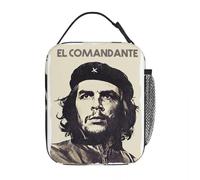 ZXMDJHJ Che Guevara As El Comandante of Cuba Insulated Lunch Bag for Women Cooler Thermal Food Box Tote Leakproof Lunch Boxes