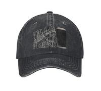 ZXMDJHJ Hello Darkness My Old Friend Altbier Funny Beer Sun Baseball Cap Men Washed Trucker Hat Wholesale Running Hippie Snapback Cap