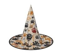 ZXMDZTSS Dog Bones Prints -Print Halloween Hat Adults | Festival Wear | Witch Costume Accessory | Oxford Cloth 3 PCS