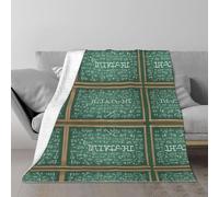 ZXMDZTSS Formulas Shapes Theory Math Lesson Word -Print Plush Conditioning Blanket - Lightweight & Compact For Beds, Sofas, Travel Use.60"x50"