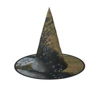 ZXMDZTSS Hunting Flying Wild -Print Halloween Hat Adults | Festival Wear | Witch Costume Accessory | Oxford Cloth 1 PC