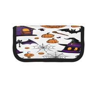 ZXMDZTSS Magic Witch Witchcraft Bohemian Drawing - Canvas Pen Case - Stylish Two-Tone Design | Makeup & Stationery Organizer for School, Travel