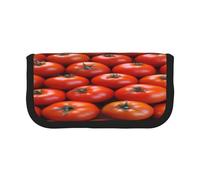 ZXMDZTSS Many Tomatoes - Canvas Pen Case - Stylish Two-Tone Design | Makeup & Stationery Organizer for School, Travel
