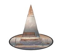 ZXMDZTSS now Falling in The Park -Print Halloween Hat Adults | Festival Wear | Witch Costume Accessory | Oxford Cloth 3 PCS