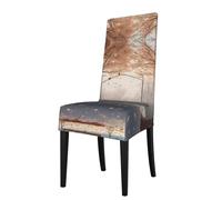 ZXMDZTSS now Falling in The Park -Print Stretch Fabric Dining Chair Covers - Removable Washable Slipcovers For Most Chairs - Fits 46-56cm Back Height