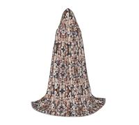 ZXMDZTSS Oodles of Poodles -Print Youth Hooded Capes | Cloaks For Teens | Halloween Costume | Reusable Party Wear M