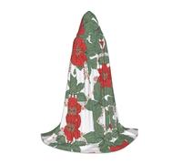 ZXMDZTSS summer hawaiian -Print Youth Hooded Capes | Cloaks For Teens | Halloween Costume | Reusable Party Wear S