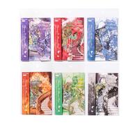 ZXMNBH 10 Pcs/Pack Lily of The Valley Romance PET Stickers for Scrapbooking Kit Waterproof Clear Sticker Junk Journaling Supplies Journals Diary Planner Collage Laptop Paper Crafts