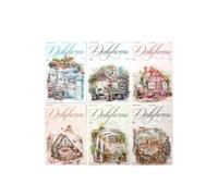 ZXMNBH 20 Pcs/Pack A Moment at The Dining Table PET Stickers for Scrapbooking Kit Waterproof Clear Sticker Junk Journaling Supplies Journals Diary Planner Collage Laptop Paper Crafts