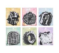 ZXMNBH 20 Pcs/Pack The Rhythm of Bloom Paper for Scrapbooking Kit Junk Journaling Supplies Journals Media Diary Planner Collage Card Embellishments Sets Paper Crafts