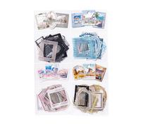 ZXMNBH 25 Pcs/Pack Colorful Fantasy PET Stickers for Scrapbooking Kit Waterproof Clear Sticker Junk Journaling Supplies Journals Diary Planner Collage Laptop Paper Crafts