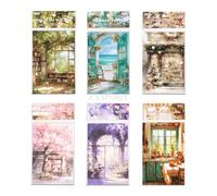 ZXMNBH 30 Pcs/Pack The Country Rhymes Paper for Scrapbooking Kit Junk Journaling Supplies Journals Media Diary Planner Collage Card Embellishments Sets Paper Crafts