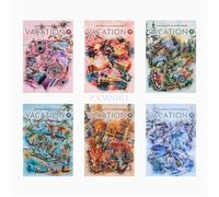 ZXMNBH 40 Pcs/Pack Snow Country Scenery PET Stickers for Scrapbooking Kit Waterproof Clear Sticker Junk Journaling Supplies Journals Diary Planner Collage Laptop Paper Crafts