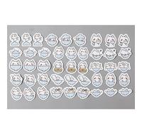 ZXMNBH Stickers for Scrapbooking Kit Cat Aesthetic Paper Diary Planner Junk Bullet Journaling Decorative Supplies 45 Pcs/Box