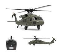 ZXNANA RC Helicopter for Adult, Brushless Direct Drive UH60-Black Hawk Aircraft Model with 6G / 3D Stunt & 6 Axis Gyroscope, Electric Simulation Plane Hobby-Grade Model RTF (No Cameras)