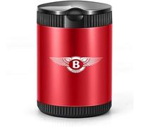 ZXNMCB Car Ashtray fit for Bentley Bentayga PHEV 2019, Car Smokeless Cylinder Portable Car Ashtray Car Ashtray Cup Car Cigarettes Ashtrays with Lid,Red-tall
