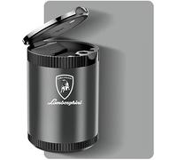 ZXNMCB Car Ashtray fit for Lamborghini SIAN/Murcielago LP/Reventon Roadster, Car Smokeless Cylinder Portable Car Ashtray Car Ashtray Cup Car Cigarettes Ashtrays with Lid,B-Grey