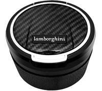 ZXNMCB Car Ashtray fit for Lamborghini SIAN/Murcielago LP/Reventon Roadster, Car Smokeless Cylinder Portable Car Ashtray Car Ashtray Cup Car Cigarettes Ashtrays with Lid,B-Black2