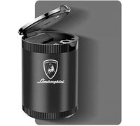 ZXNMCB Car Ashtray fit for Lamborghini SIAN/Murcielago LP/Reventon Roadster, Car Smokeless Cylinder Portable Car Ashtray Car Ashtray Cup Car Cigarettes Ashtrays with Lid,A-Black